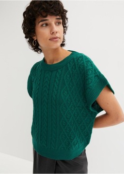 DZIANINOWA KAMIZELKA SWETER__36