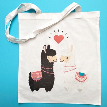 хлопковая сумка с принтом 2 LAMY, многоразовая сумка для покупок x1