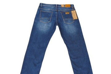 DUŻE DŁUGIE spodnie jeans pas 118-120cm W44 L32