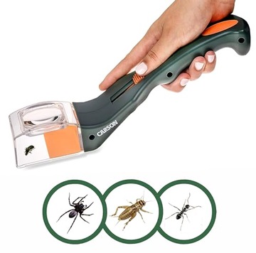 Carson HU-10 BugView Bug Catcher with Built in Magnifier, Green