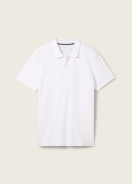 Tom Tailor Basic Polo With Contrast - White 1