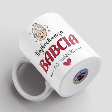 КРУЖКА НА ДЕНЬ МАТЕРИ САМАЯ ЛЮБЯЩАЯ БАБУШКА В МИРЕ КАЧЕСТВЕННЫЙ ПОДАРОК