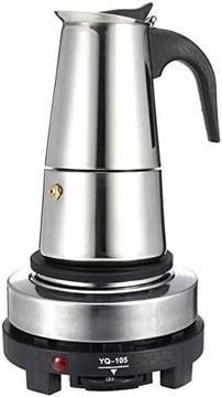 КОФЕМАРКА BIALETTI NEW VENUS STEEL, ИНДУКЦИОННАЯ, 4 т