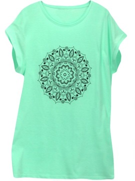 Kobieca dłuższa bluzka z bawełny Plus Size XXL 2XL 44