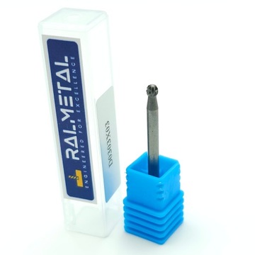 Frez VHM Pilnik Obrotowy Double-Action Kulka D3 x 38 x 3D mm - 60 HRC