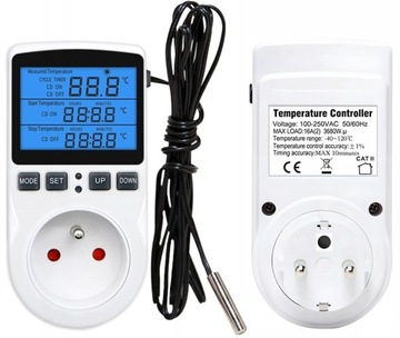 TERMOSTAT REGULATOR TEMPERATURY - GNIAZDO SIECIOWE