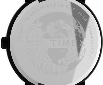 Zegarek męski czarny z podświetleniem TIMEX