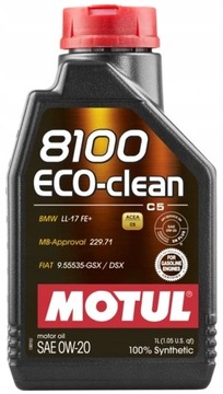MOTUL 8100 Eco-Clean 0W20 C5 1L 108813