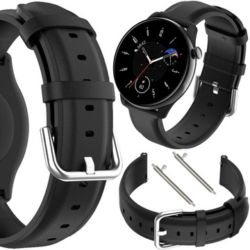 PASEK SKÓRZANY DO HUAWEI WATCH GT3 42/ACTIVE/ELEGANT|PRO 43|GT2 42/ELEGANT