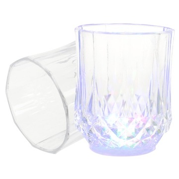 Świecące diody LED Kubek Plastikowe szklanki 2 szt