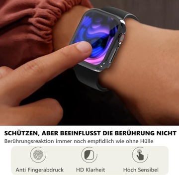 6X КОРПУС, НАКЛАДКА НА КОРПУС ДЛЯ APPLE WATCH 7/8 45MM