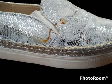 L98 ESPADRYLE SLIP ON 41 VICES, СЕРЕБРЯНЫЙ ОПИСАНИЕ