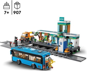 LEGO CITY 60335 ЖЕЛЕЗНОДОРОЖНЫЙ ВОКЗАЛ