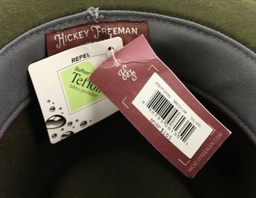 $165 Hickey Freeman Fedora Kapelusz r. M Wełna USA