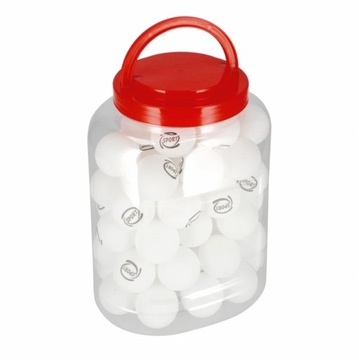 Профессиональные мячики для пинг-понга, баночка MEGA CREATIVE 60 шт.