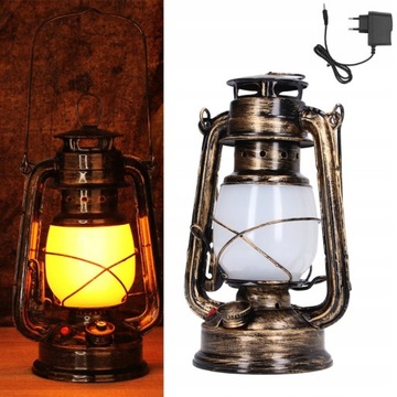 СВЕТОДИОДНАЯ РЕТРО МАСЛЯНАЯ ЛАМПА 28СМ