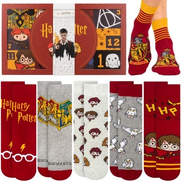 ZESTAW SKARPETKI HARRY POTTER SOXO GIFT BOX WITH SOCKS - PREZENT DLA NIEJ