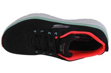 Damskie sneakers Skechers D'Lux Walker - Fresh Finesse 149368-BKMN r.36