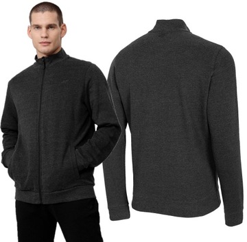MĘSKA BLUZA DRESOWA 4F ROZPINANA BLM351 XXL