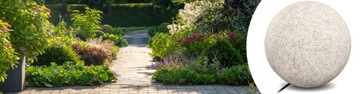 Садовый шар GROUND STONE E27 38см + 10Вт LED