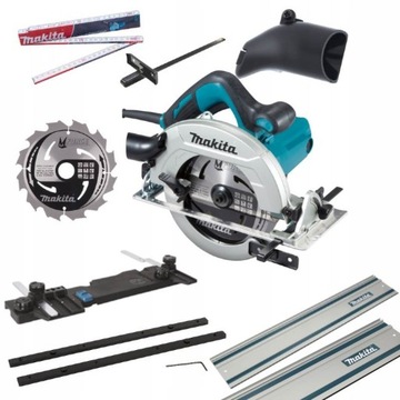 MAKITA PILARKA HS7611 ADAPTER 2xSZYNA ŁĄCZNI MIARA