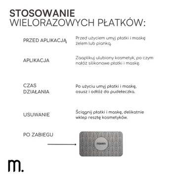 PŁATKI SILIKONOWE NA BRUZY WIELORAZOWE NOSOWO-WARGOWE MOHANI