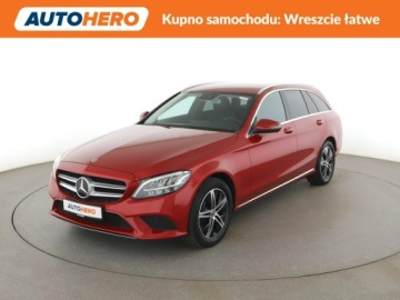 Mercedes Klasa C W205 Kabriolet Facelifting 1.5 200 184KM 2019 Mercedes C 200 mHEV automat full LED navi