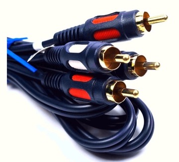 KABEL 2XRCA - 2XRCA CHINCH 2- RCA łezka 1,5m