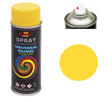 CHAMPION SPRAY UNIWERSALNY FARBA ŻÓŁTY DELIKATNY RAL1018 400ml