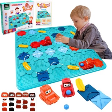 ЛОГИЧЕСКАЯ ДОРОЖНАЯ ИГРА ДЛЯ ДЕТЕЙ, СТРОИТЕЛЬСТВО ТРАСС АВТОМОБИЛЬНОГО ЛАБИРИНТА