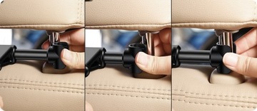 АВТОМОБИЛЬНЫЙ ДЕРЖАТЕЛЬ SOLID BASEUS ДЛЯ АВТОМОБИЛЯ НА ПОДГОЛОВНИКЕ, ПЛАНШЕТЕ, ТЕЛЕФОНЕ, ДО 13