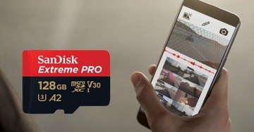 Карта памяти SANDISK Extreme PRO microSDXC 128 ГБ