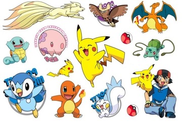 TATUAŻE ZMYWALNE DLA DZIECI POKEMON GO CG220