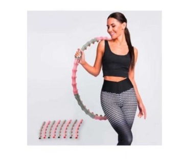 Hula Hop Fitness для массажа с массажными вкладками, складной, 95 см