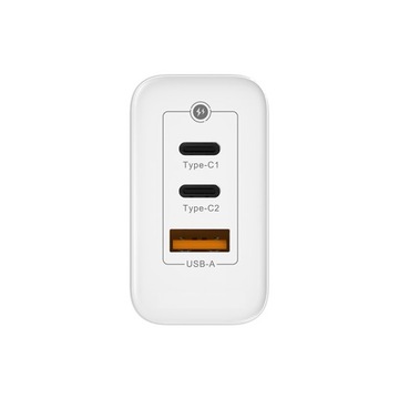 БЫСТРОЕ СЕТЕВОЕ ЗАРЯДНОЕ УСТРОЙСТВО 60 Вт QC PD | 2xUSB C 1xUSB-A КУБОК БЫСТРОЙ ЗАРЯДКИ