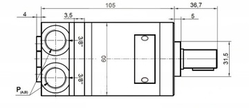 ГИДРАВЛИЧЕСКИЙ МОТОР СММ ММС БММ ОММ ОМЗМ 8 СТОРОННИЙ