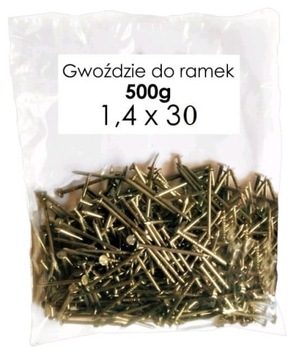 Gwoździe pszczelarskie do zbijania ramek 1,4 x30