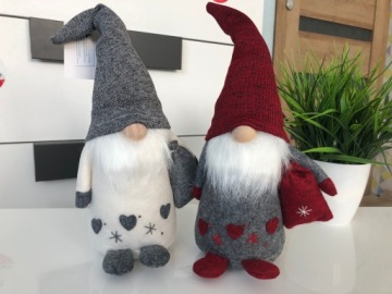 Гномик 30см РОЖДЕСТВЕНСКИЙ СЕРЫЙ