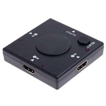 Переключите адаптер HDMI 3x1 SPLITTER, разделитель изображения с 3 на 1
