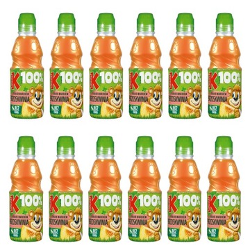 Kubuś Sok 100% Brzoskwinia Jab March 300ml x12 szt