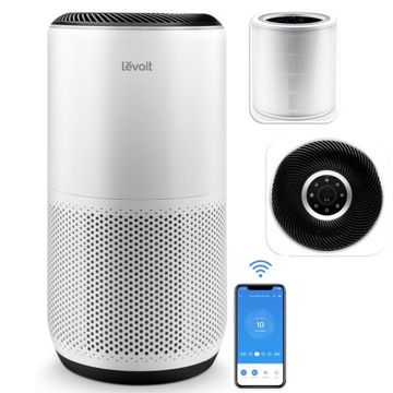 Oczyszczacz powietrza Levoit Core 400S HEPA CADR 400m3/h smart 83 m2