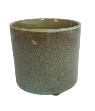 DONICZKA OSŁONKA CERAMICZNA NA NÓŻKACH SZKLIWIONA