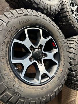5X127 7,5J X 17" ET44,45 JEEP WRANGLER KOMPLET TERÉNNÍ Z ČIDLY