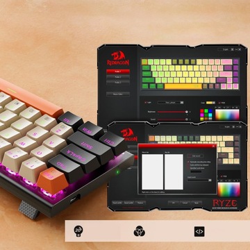 K633CGO-RGB Механическая игровая клавиатура Ryze