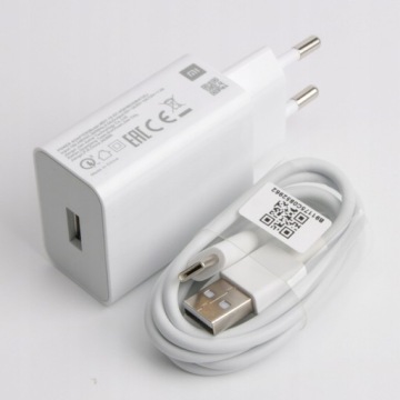 Зарядное устройство Xiaomi Turbo Charge MDY-11-EZ 3A 33W USBC USB C + USB кабель ОРИГИНАЛ