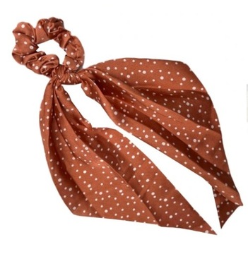 GUMKA DO WŁOSÓW GROSZKI KROPKI SCRUNCHIE APASZKA
