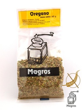 Przyprawa OREGANO Bezglutenowa 40g MAGROS