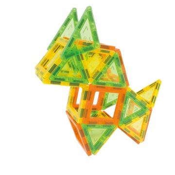 МАГНИТНЫЕ БЛОКИ 3D здания транспортные средства шасси MEGA SET 70 шт.