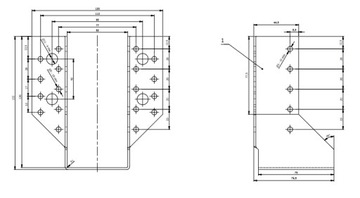 СОЕДИНИТЕЛЬ КРОНШТЕЙНА БАЛКИ WB15 60x130 СЕРТИФИКАТ