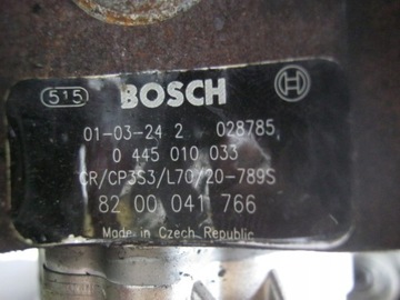 ČERPADLO VSTŘIKOVAČE RENAULT MASTER 2.2DCI 0445010033